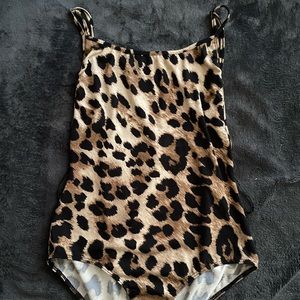 Cheetah print bodysuit